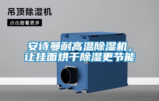 安詩曼耐高溫除濕機,讓掛面烘干除濕更節能