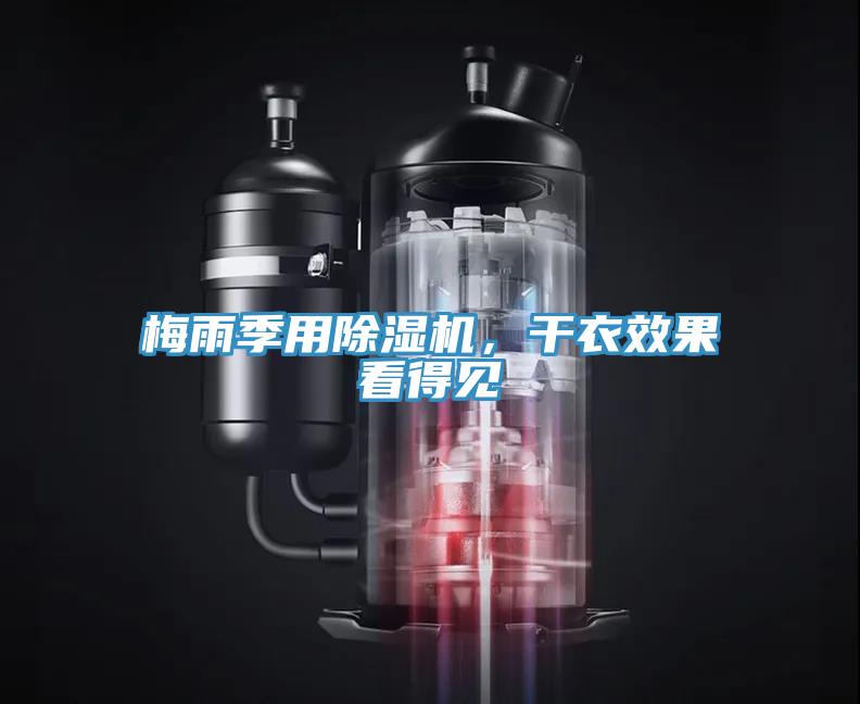 梅雨季用除濕機，干衣效果看得見