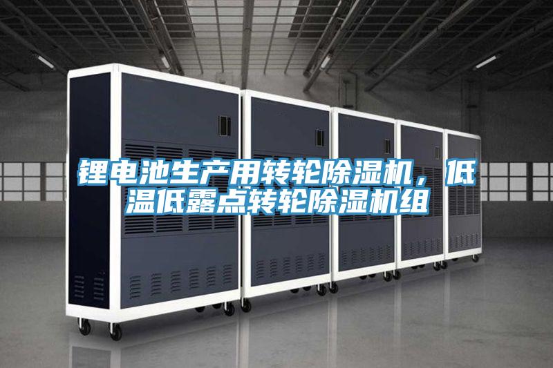 鋰電池生產(chǎn)用轉輪除濕機,低溫低露點轉輪除濕機組