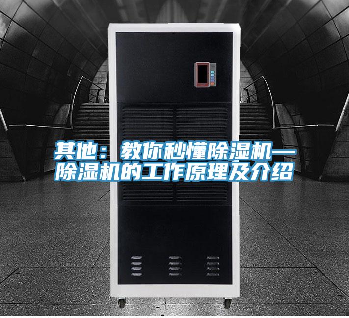 其他:教你秒懂除濕機—除濕機的工作原理及介紹