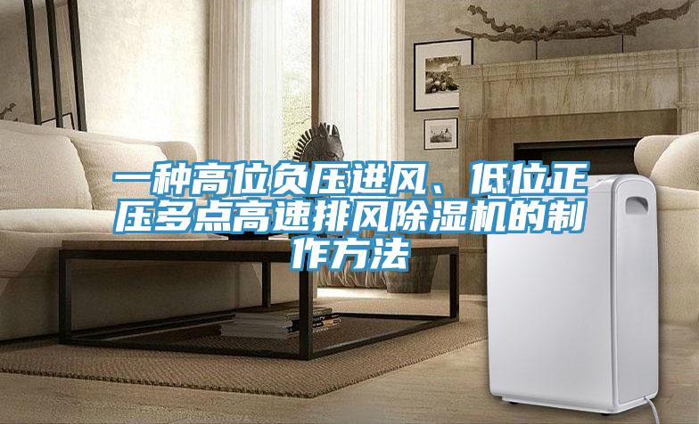 一種高位負(fù)壓進(jìn)風(fēng)、低位正壓多點高速排風(fēng)除濕機(jī)的制作方法