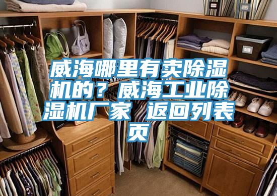 威海哪里有賣除濕機的?威海工業(yè)除濕機廠家 返回列表頁