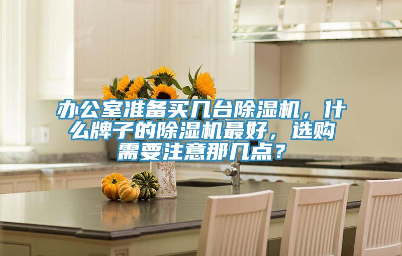 辦公室準(zhǔn)備買幾臺除濕機(jī),什么牌子的除濕機(jī)最好,選購需要注意那幾點?