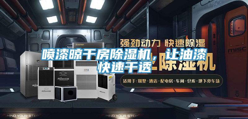 噴漆晾干房除濕機(jī),讓油漆快速干透