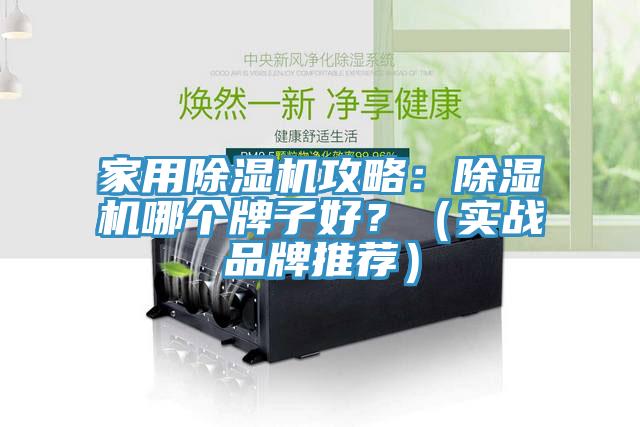 家用除濕機攻略：除濕機哪個牌子好？（實戰品牌推薦）