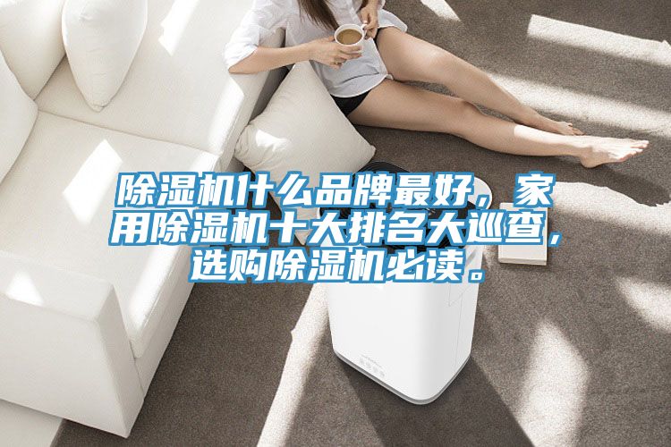 除濕機什么品牌最好，家用除濕機十大排名大巡查，選購除濕機必讀。