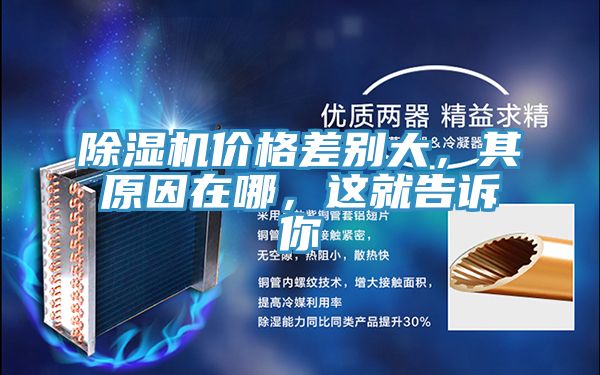 除濕機價格差別大,其原因在哪,這就告訴你