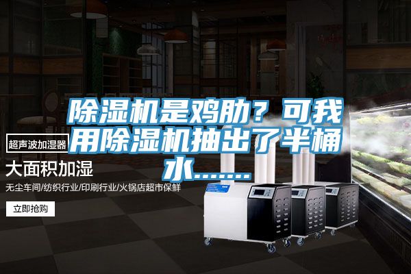 除濕機(jī)是雞肋?可我用除濕機(jī)抽出了半桶水.......